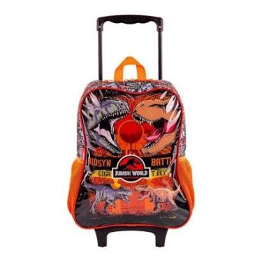 Imagem de mochila de rodinha com lancheira menino dinossauro jurassic Cor:;Tamanho:M;Gênero:Masculino-Masculino