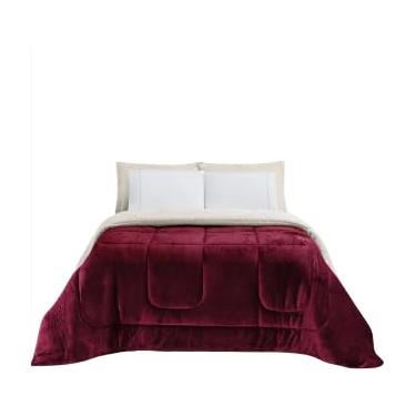 Imagem de Cobertor Coberdrom Dupla Face Sherpa e Flannel – Ultra Macio, Térmico, Luxuoso – Casal Ideal para Inverno