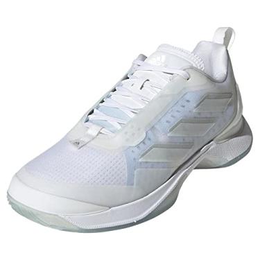 Imagem de adidas Tênis feminino Avacourt, Branco/Prata Metálico, 41