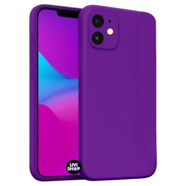 Imagem de Capa Case Capinha Para iPhone 11 Silicone Com Bordas Elevadas Aveludada Forro Premium (UVA)