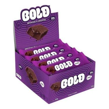 Imagem de Bold Brownie E Crispies 60g Caixa 12 Unidades - Bold Snacks