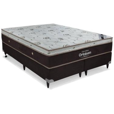 Imagem de Cama Box E Colchão Sleep King - Queen Size (158x198) - Ortobom