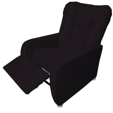 Imagem de Poltrona De Amamentação Reclinavel Quarto Sala Paris Preto