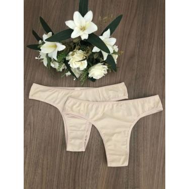 Imagem de Calcinha básica tradicional. - Nobreza Real Lingerie, Nude, 46