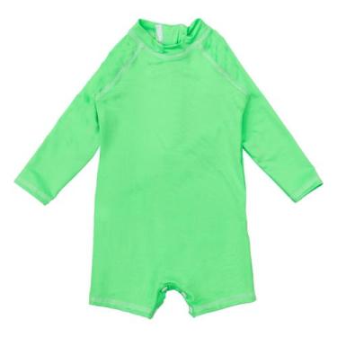 Imagem de Macaquinho Praia Bebê Proteção Solar Uv Infantil C/ Elastano - Fofotin