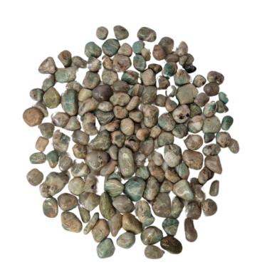 Imagem de Pedra Amazonita 1 a 2 cm Rolada 1kg Natural