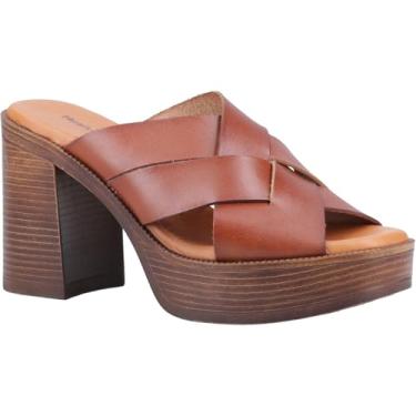 Imagem de Hush Puppies Sandália feminina Gigi Platform, Bronzeado, 37
