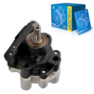 Imagem de PHILTOP Bomba de direção hidráulica de substituição 215258, adequada para 1999-2003 RX300, 2001-2003 Highlander 3.0L, bomba de direção