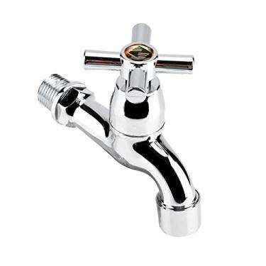 Imagem de Mingzhe Torneira de Plástico para Máquina de Lavar Roupa, Pia, Torneira de água para Cozinha, Banheiro, Banheira, Jardim (Cruzar)