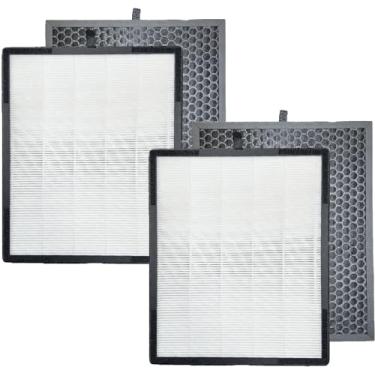 Imagem de Nispira HEPA 3 em 1 com filtro de carbono de substituição para purificador de ar original Zigma Smart Aerio-300, 2 pacotes