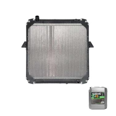 Imagem de Kit Radiador MB 1318 06/ OM904LA 177CV Eletr + Aditivo Radiador Paraflu Verde 20 Litros