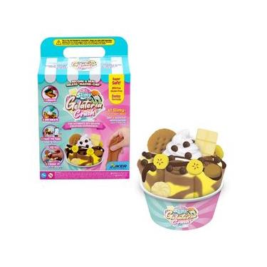 Imagem de Kit Slime de Sorvete Slimy Gelateria - Sorvete de Rolo Chocolate