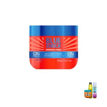 Imagem de Genérico Kit Blue Shock Bumbum dos Sonhos, Creme Hidratante e Ativador de Cachos, Loção, 50 x 50 x 50 cm, Adulto Unissex, Pele Normal, 1 Conjunto
