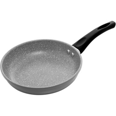 Imagem de Frigideira de Indução em Alumínio com Revestimento Cerâmico Granilite Cinza 24cm