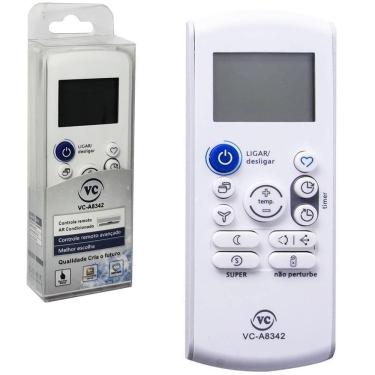 Imagem de Controle Remoto Universal Para Ar Condicionado 14,5X5,5Cm