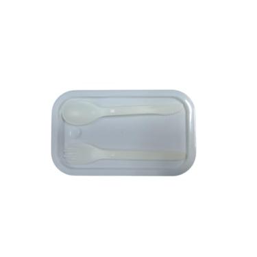 Imagem de Kit Marmiteira com Talheres, Preta, 900ml, com Tampa de Bambu, Inclui Garfo e Colher