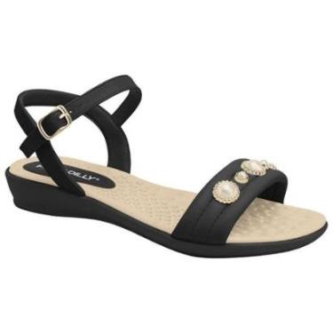 Imagem de Sandália Feminina Anabela Preto Piccadilly 500403-10-Feminino