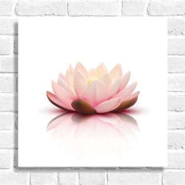 Imagem de Quadro Decorativo Flor de Lótus - Arte Aqui, 20x20cm