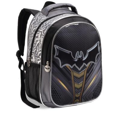 Imagem de Mochila Costas Infantil Menino Gotham Batman Morcego Escolar-Masculino