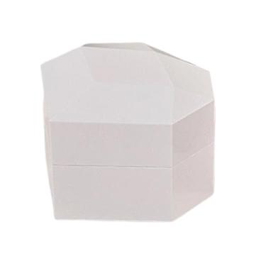 Imagem de FashionCha Caixa Elegante com Tela Iluminada E Reprodução de Vídeo Embutida para Guardar Joias, Ideal para Aniversários, Pedidos de Casamento, Dia Dos Namorados, Branco