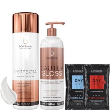 Imagem de Borabella Perfecta Progressiva 1 Litro + Cauter Gloss 500ml