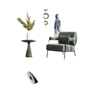 Imagem de Adesivos De Parede 3D Com Isolamento Térmico, Cor Lisa De Linho, Decor