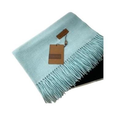 Imagem de Cachecol Feminino Grosso E Quente De Caxemira 2024, Xale Pashmina De C