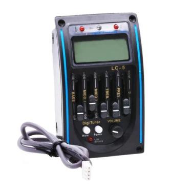 Imagem de Captador De Guitarra Acústica LC-5 De 5 Bandas Com Pré-Amplificador EQ