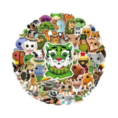 Imagem de Conjunto De Adesivos Italian Brainrot, Decalques Engraçados De Animais