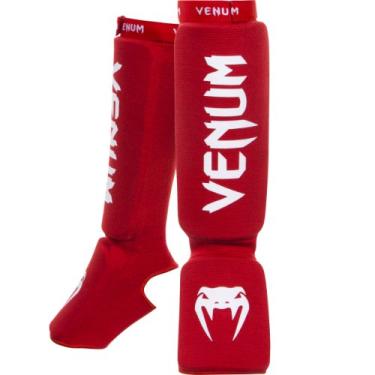 Imagem de Venum Caneleiras Kontact – vermelho, Tamanho Único
