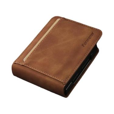 Imagem de Capa Carteira Retrô De Couro De Luxo Para Samsung Galaxy Z Flip 7 6 5 