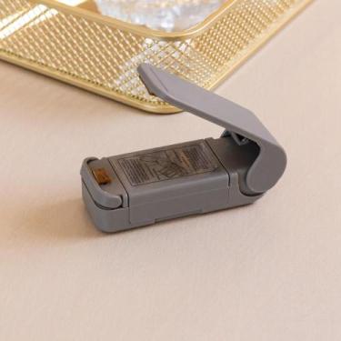 Imagem de Mini Seladora de Embalagem Lyor de Plástico Cinza 9,5cm