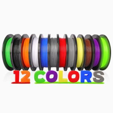 Imagem de Pacotes de filamentos para impressoras 3D dikale PLA Pro 1.75mm 6KG