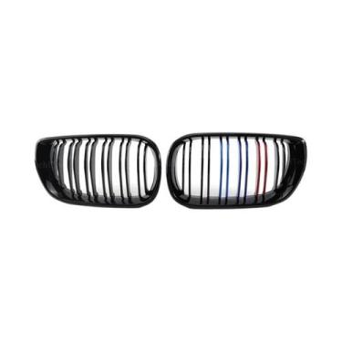 Imagem de Grelha Frontal Preta Brilhante Para Carro De Corrida BMW E46 Coupe Cab
