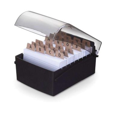 Imagem de Fichário De Mesa Waleu Acrílico 4``X6`` Preto