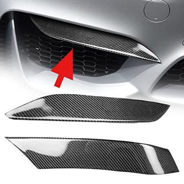 Imagem de FINMOKAL Divisor lateral de fibra de carbono real para BMW F80 M3 F82 F83