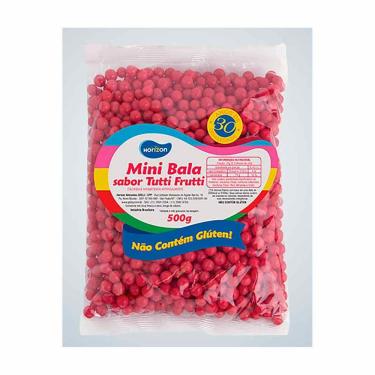 Imagem de Bala Tutti Frutti Vermelho 500g
