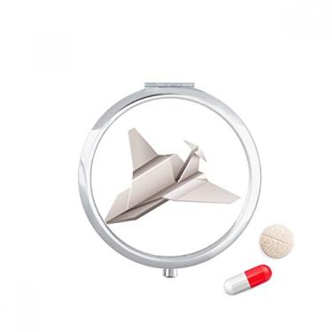 Imagem de Origami — Estojo geométrico abstrato para comprimidos, bolso para remédios