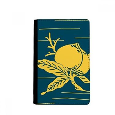 Imagem de Porta-passaporte Pêssego Amarelo Pintura Cultura Carteira Notecase Burse Carteira Porta-cartão