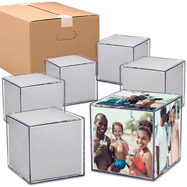 Imagem de Foto Cubo de Acrílico 9x9 cm Grande - 25 unid