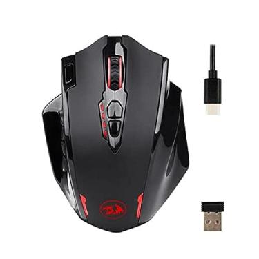 Imagem de Mouse Gamer Redragon Impact Elite M913 Rgb Sem Fio Preto