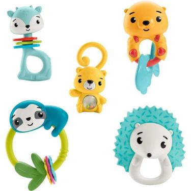 Imagem de Hjw11 Fisher-Price Baby Brinquedo Para Bebês Chocalhos Sensimals