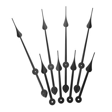 Imagem de Gadpiparty 4 Pcs relógio de parede ponteiros extra longos suprimentos de movimento do relógio kits de relógio relógios acessórios de relógio substituição do ponteiro do relógio