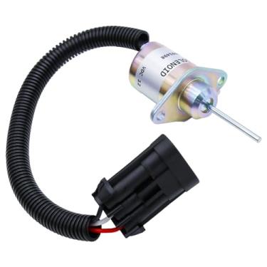 Imagem de UOIENRT Solenoide de desligamento de combustível de 12 V para Bobcat B300 BL370 S130 S150 S160 S175 S185 S205 S450 S510 S530 T110 T140 T180 T190 331 331 34 Substituir 6 691498,6691313,1G925