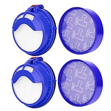 Imagem de Goodsby Pacote com 4 filtros HEPA de substituição pré-motor e pós-motor para aspirador de pó Dyson DC25 Animal Ball número 919171-02 e 916188-06
