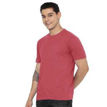 Imagem de Camiseta Masculina Redonda Slim Fit Basica Algodão Egípcio-Masculino