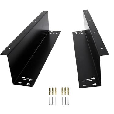Imagem de Skywin Suportes de montagem para gaveta de dinheiro sob o balcão - Suportes de montagem de aço resistente para instalação de gavetas de caixas registradoras de 45 cm sob o balcão