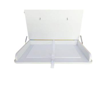 Imagem de Fraldário trocador fixar parede suspenso bebe retrátil h