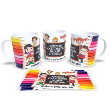 Imagem de Canecas de Porcelana Personalizadas dia dos Professores