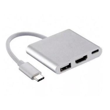 Imagem de Adaptador Usb 3.1 Tipo C 3.0 X Hdmi Usb 3 Tipoc - Importado